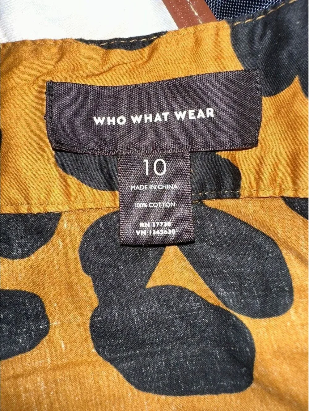 Who What Wear Women's Y2K Boho Leopard Print 10